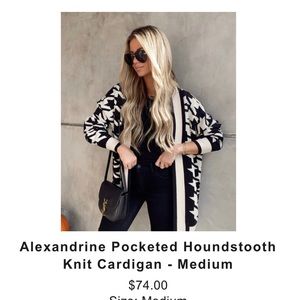 VICI Houndstooth Cardigan
